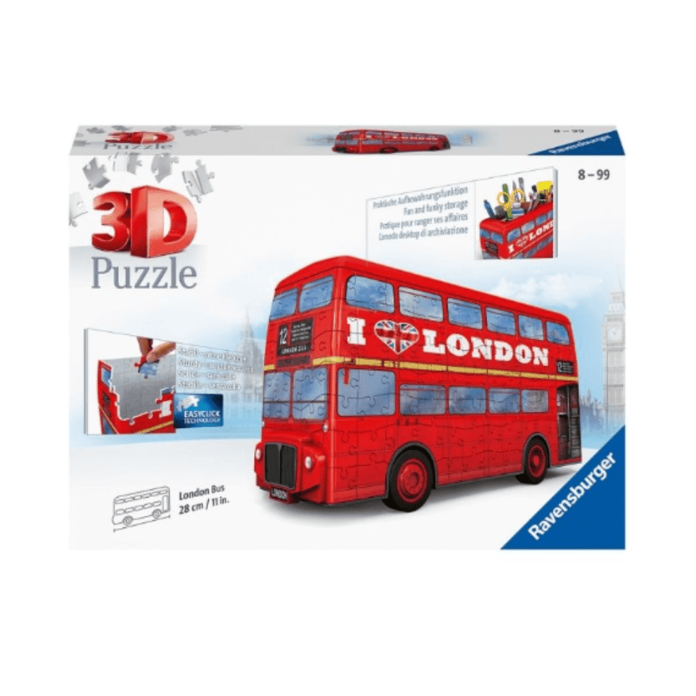 3D Puzzle 216 Pcs London Bus | Ravensburger – The Toy Store