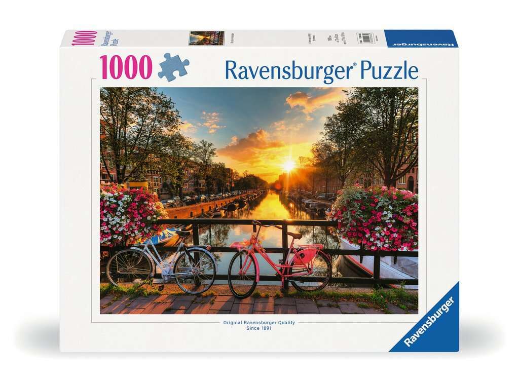 Bicycles In Amsterdam 1000pc Puzzle - Ravensburger - The Toy Store