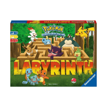 Labyrinthe Pokémon Ravensburger : boîte de jeu avec Pikachu et autres Pokémon