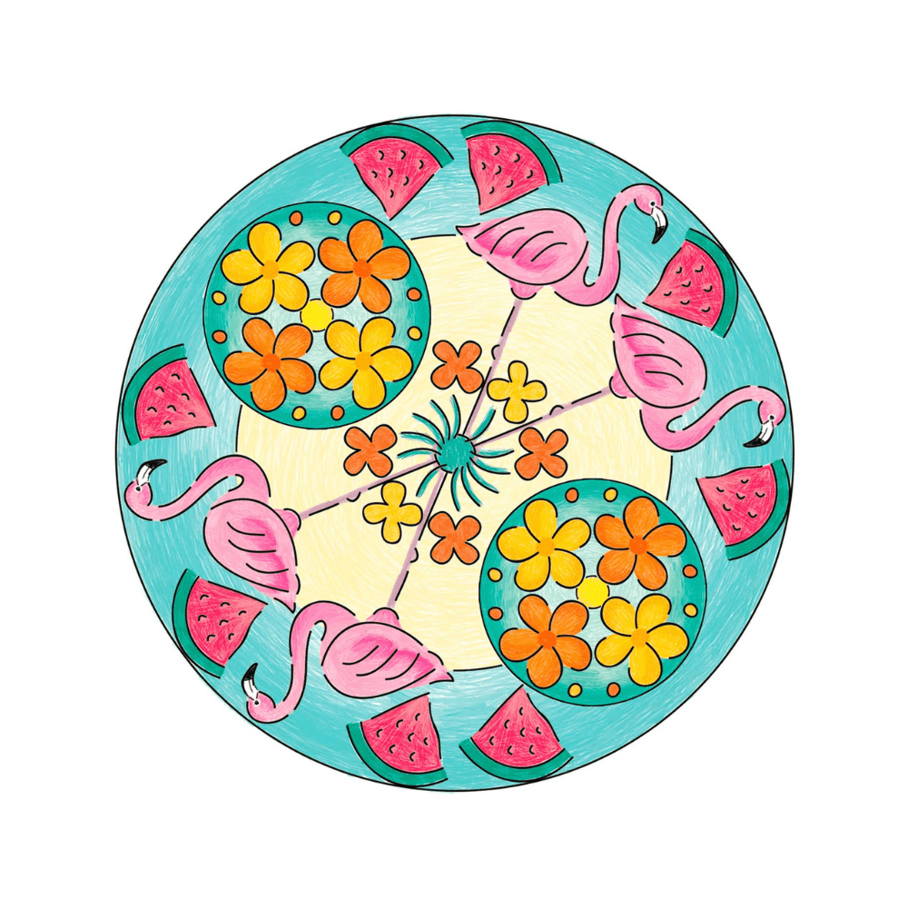 Mandala Designer Flamingo Art - Ravensburger - The Toy Store