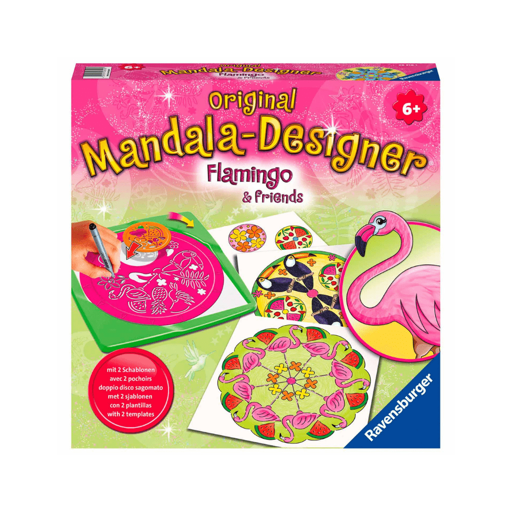 Mandala Designer Flamingo Art - Ravensburger - The Toy Store