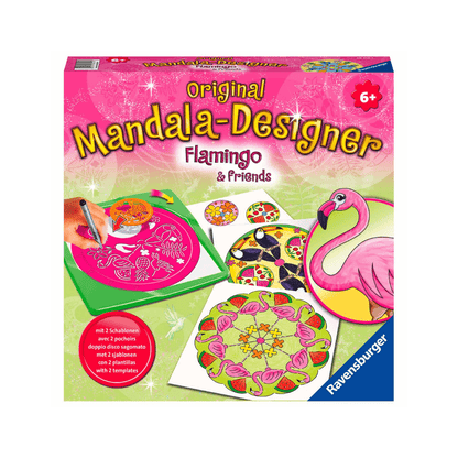 Mandala Designer Flamingo Art - Ravensburger - The Toy Store