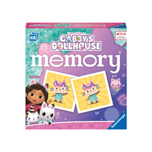 Mini memory game box with colorful characters and printed card illustrations