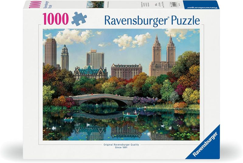 Ny Central Park Bow Bridge 1000 Pcs - Ravensburger - The Toy Store