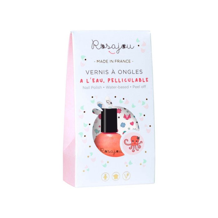 Coral Nail Polish Bottle - Rosajou - The Toy Store