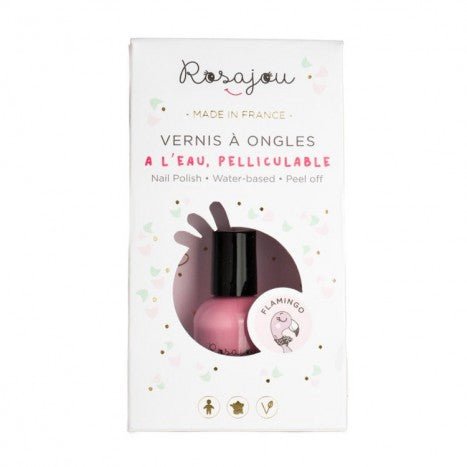 Flamingo Nail Polish Color - Rosajou - The Toy Store