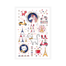 Temporary Tattoos Paris Set - Rosajou - The Toy Store
