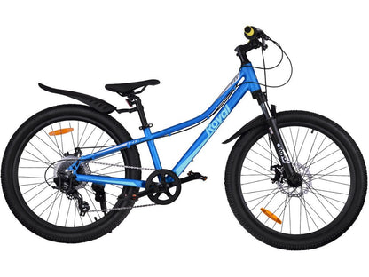 7 - 17 Kids Mountain Bike 24 Inch - Royal Baby - Blue - The Toy Store
