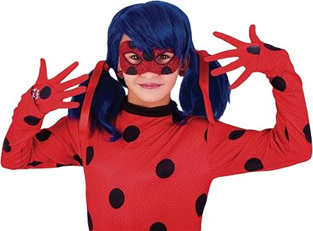Ladybug Costume + Gloves - multiple sizes - Rubies - 5 - 6 Years - The Toy Store