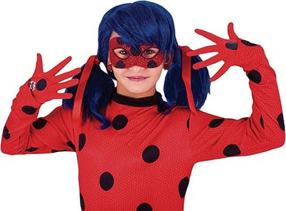 Ladybug Costume + Gloves - multiple sizes - Rubies - 5 - 6 Years - The Toy Store