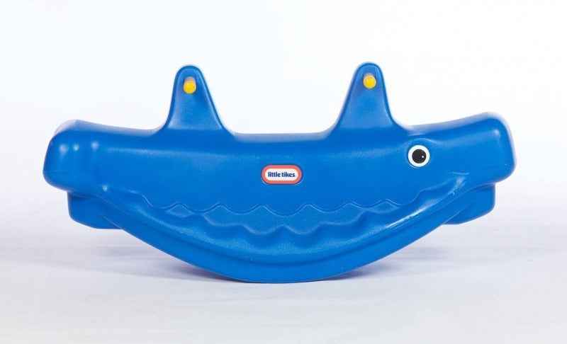 Whale Teeter Totter-Blue