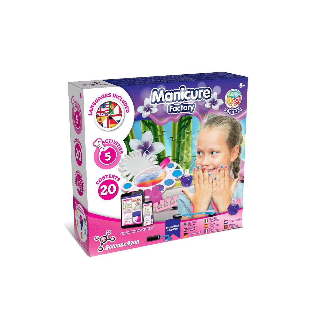 Manicure Kit For Girls - Science4you - The Toy Store