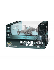 Drone4You Spider Pro mini drone box with Air Spider Pro and 30 m range text