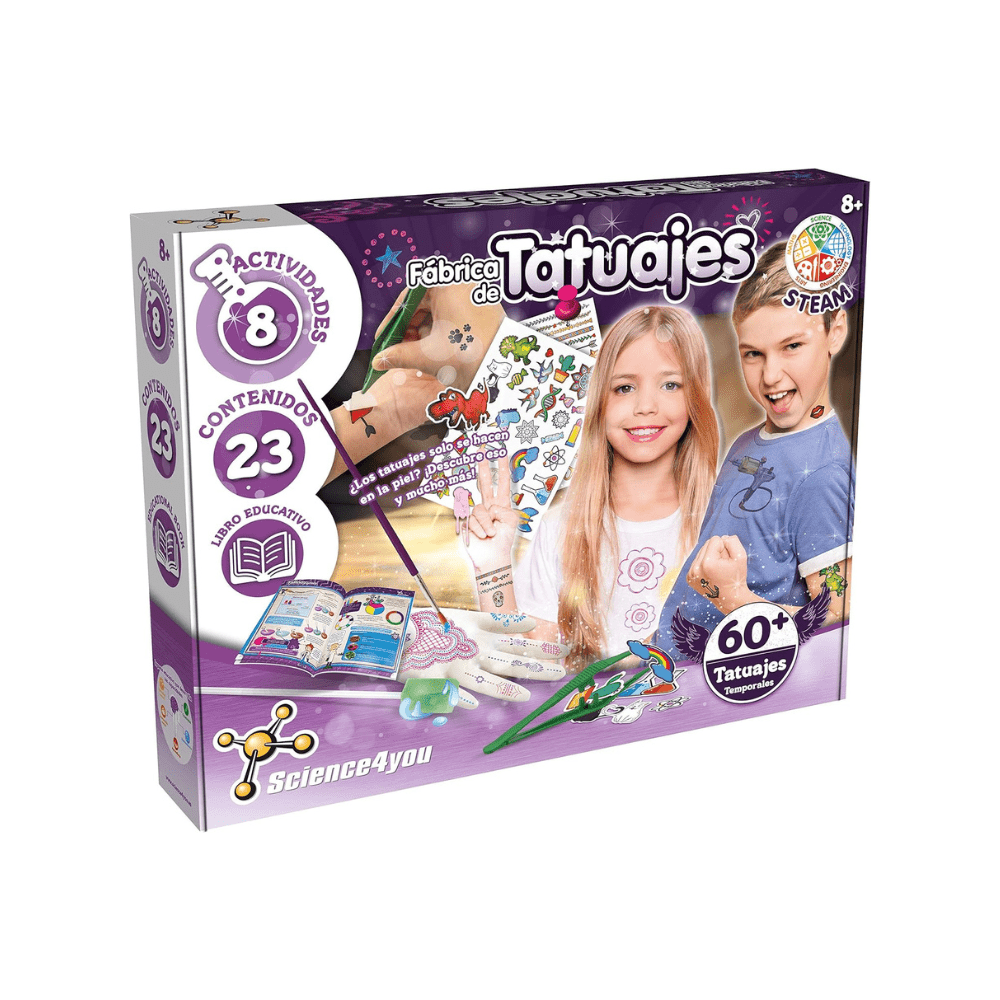 Tattoo Factory Science Kit - Science4you - The Toy Store