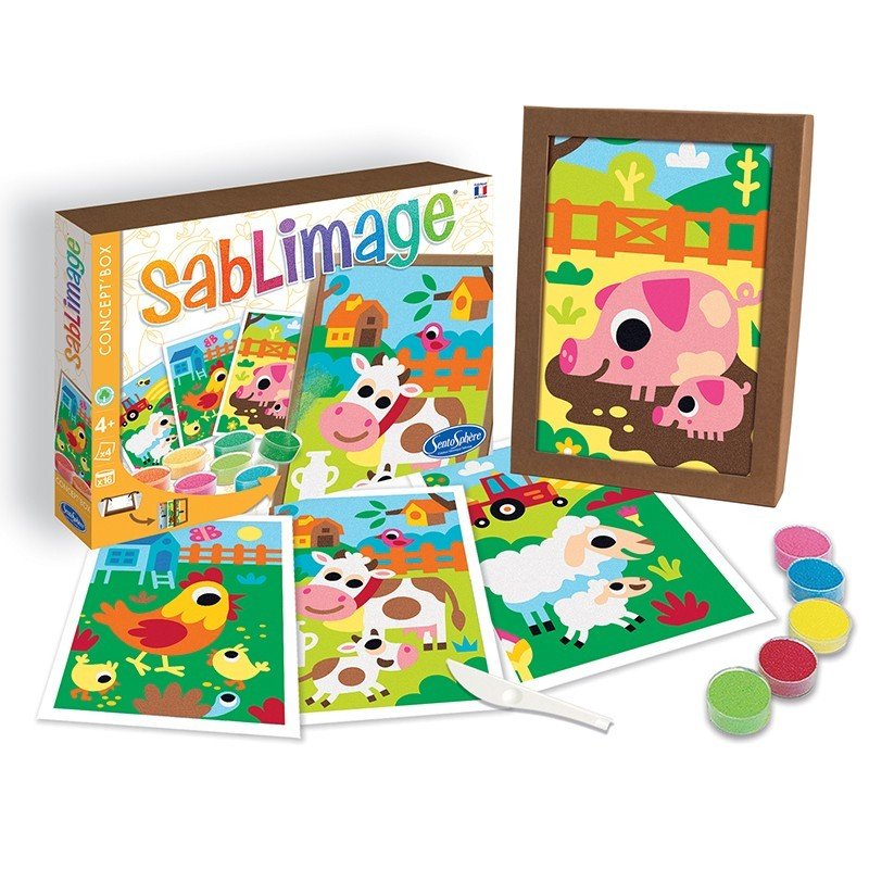 Sablimage Animaux De La Ferme - Sentosphere - The Toy Store