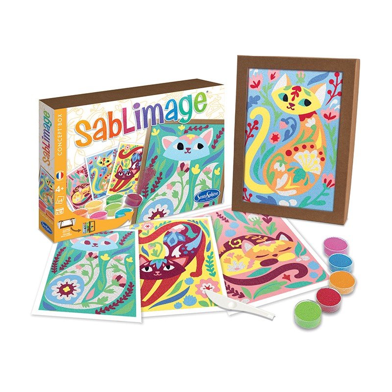 Sablimage Concept'Box Chats Romantiques - Sentosphere - The Toy Store