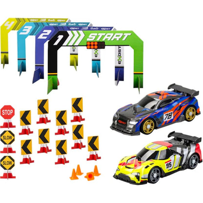 Exost Build 2 Drive Duo Pack Race Set 2 Cars - Silverlit - The Toy Store