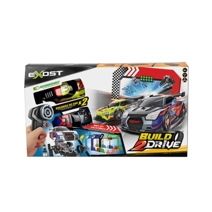 Exost Build 2 Drive Duo Pack Race Set 2 Cars - Silverlit - The Toy Store
