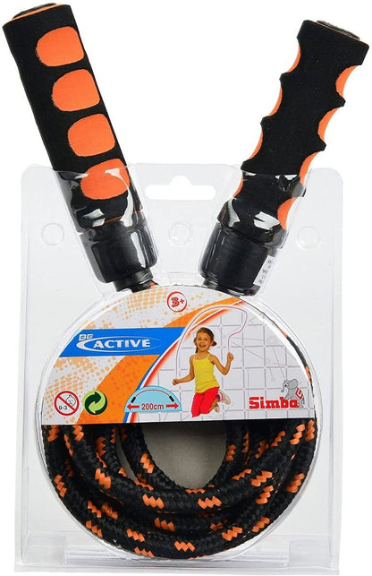 Be Active Jumping Rope With Soft Handle - Simba - Orange - The Toy Store