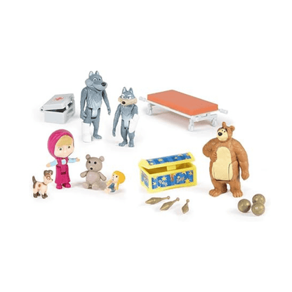 Box set of 7 Simba Masha and Michka - Simba - The Toy Store