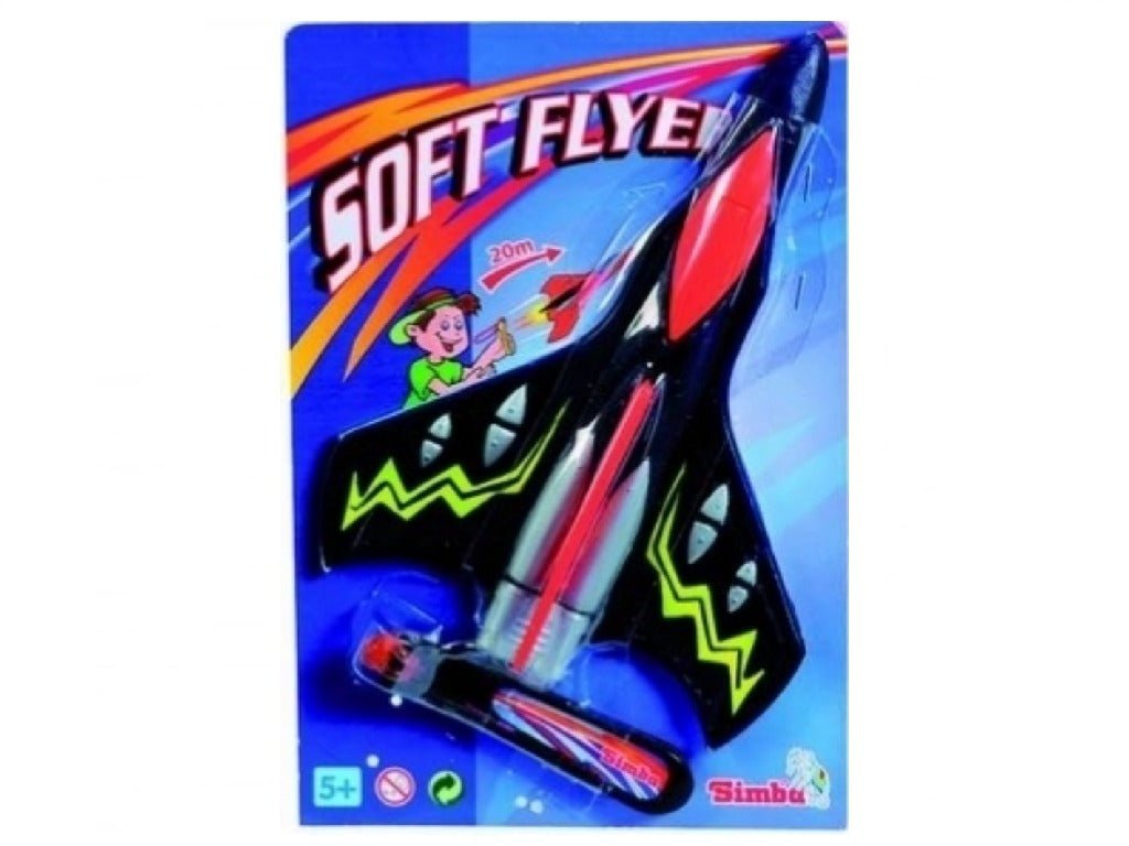 Foam Slingshot Plane Toy - Simba - Black - The Toy Store