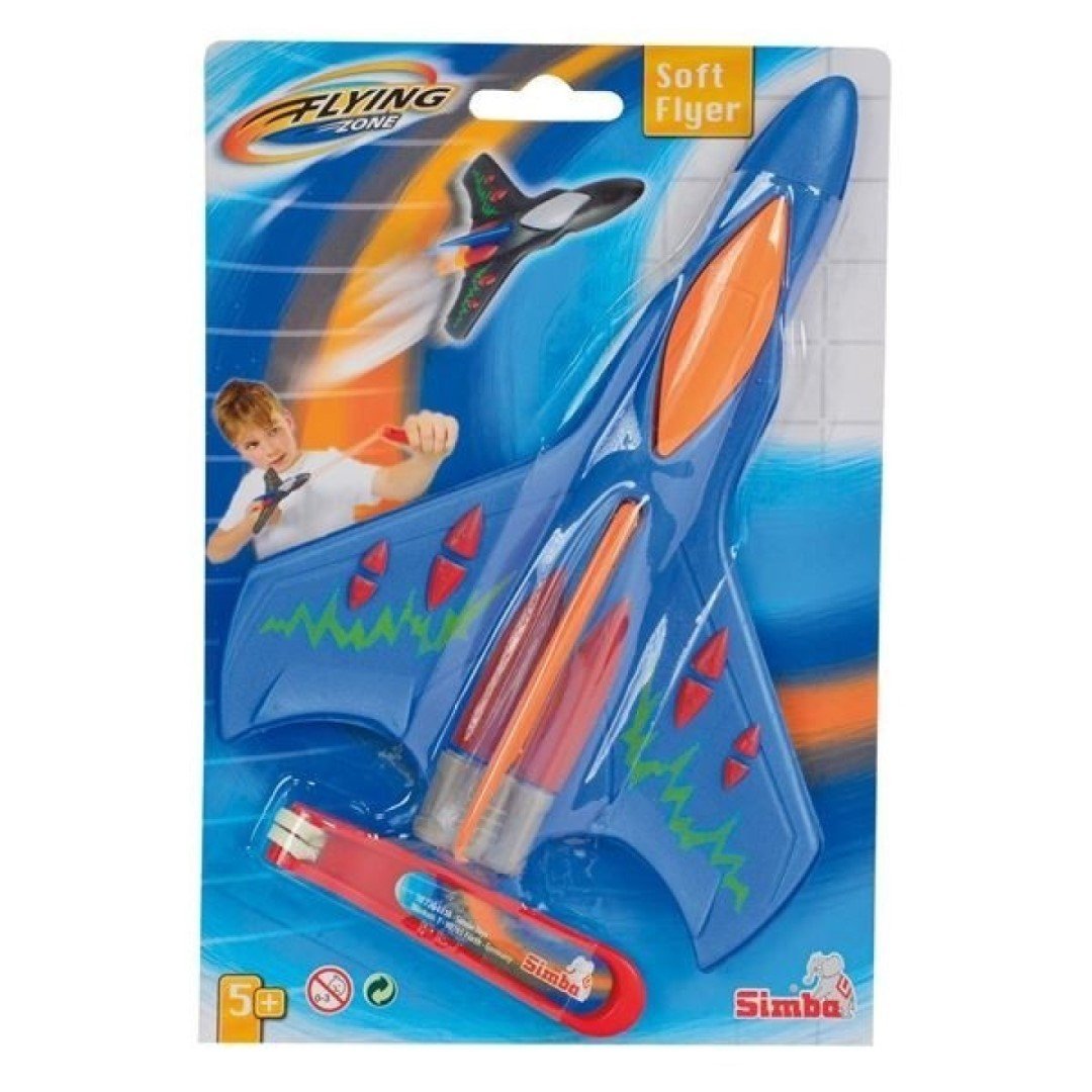 Foam Slingshot Plane Toy - Simba - Blue - The Toy Store