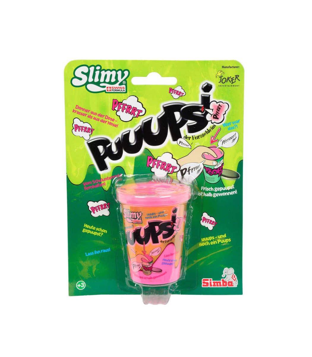 Puuupsi Slimy - in - Cup Slime - Simba - Pink - The Toy Store