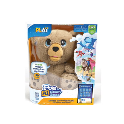 Poe the AI Story Bear Toy - Sky Rocket - The Toy Store
