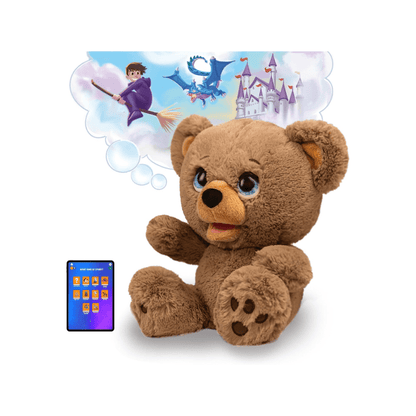 Poe the AI Story Bear Toy - Sky Rocket - The Toy Store