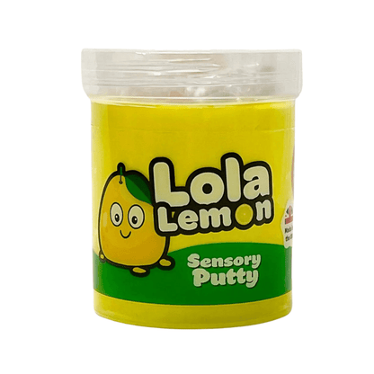 A Lemon Sensory Putty - Slime Party - The Toy Store
