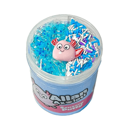 Allan Axolol Sensory Putty - Slime Party - The Toy Store
