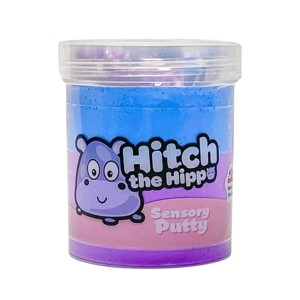 Hitch The Hippo Sensory Putty - Slime Party - The Toy Store
