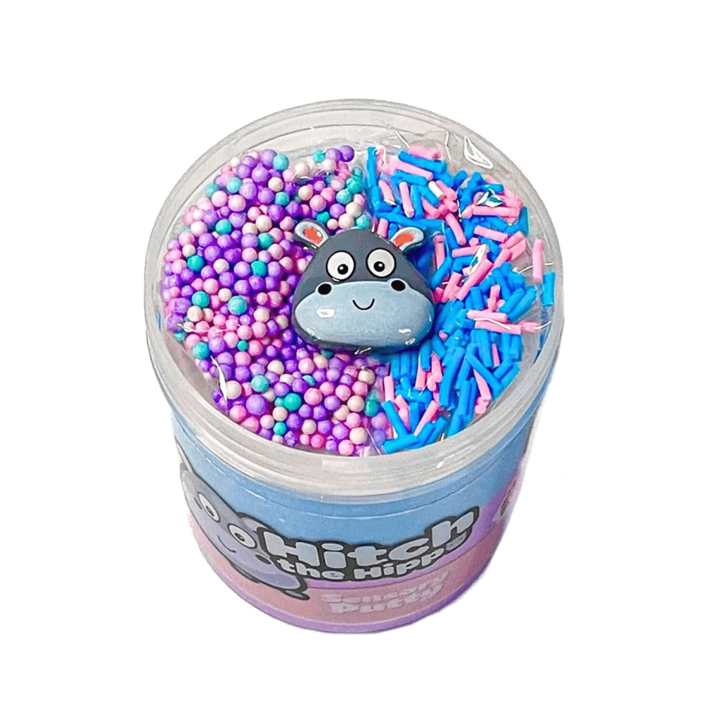 Hitch The Hippo Sensory Putty - Slime Party - The Toy Store