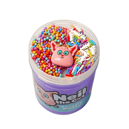 Neil The Cat Sensory Putty - Slime Party - The Toy Store