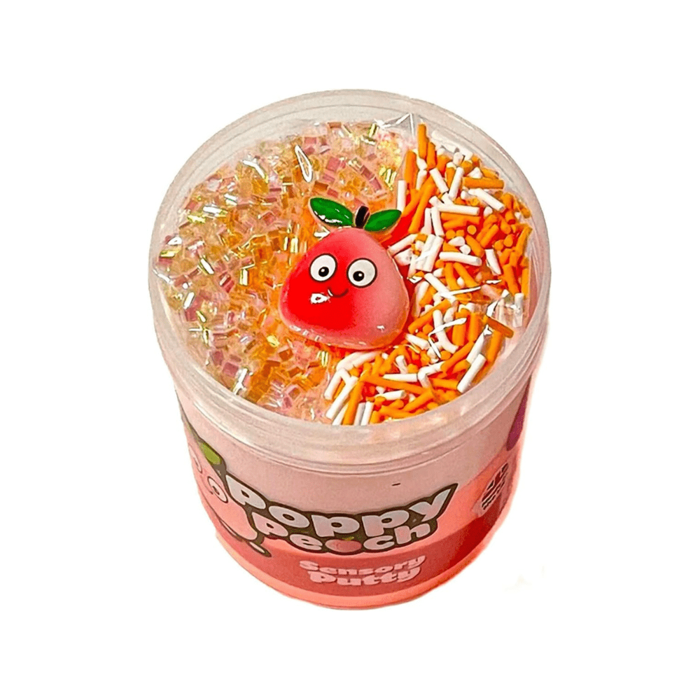 Py Peach Sensory Putty - Slime Party - The Toy Store