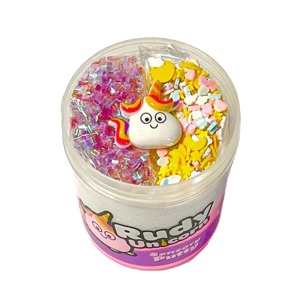 Rudy Unicorn Sensory Putty - Slime Party - The Toy Store