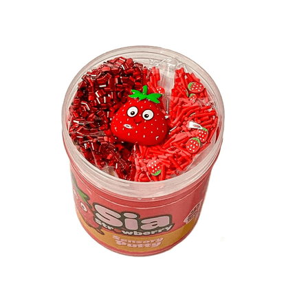 Sia Strawberry Sensory Putty - Slime Party - The Toy Store