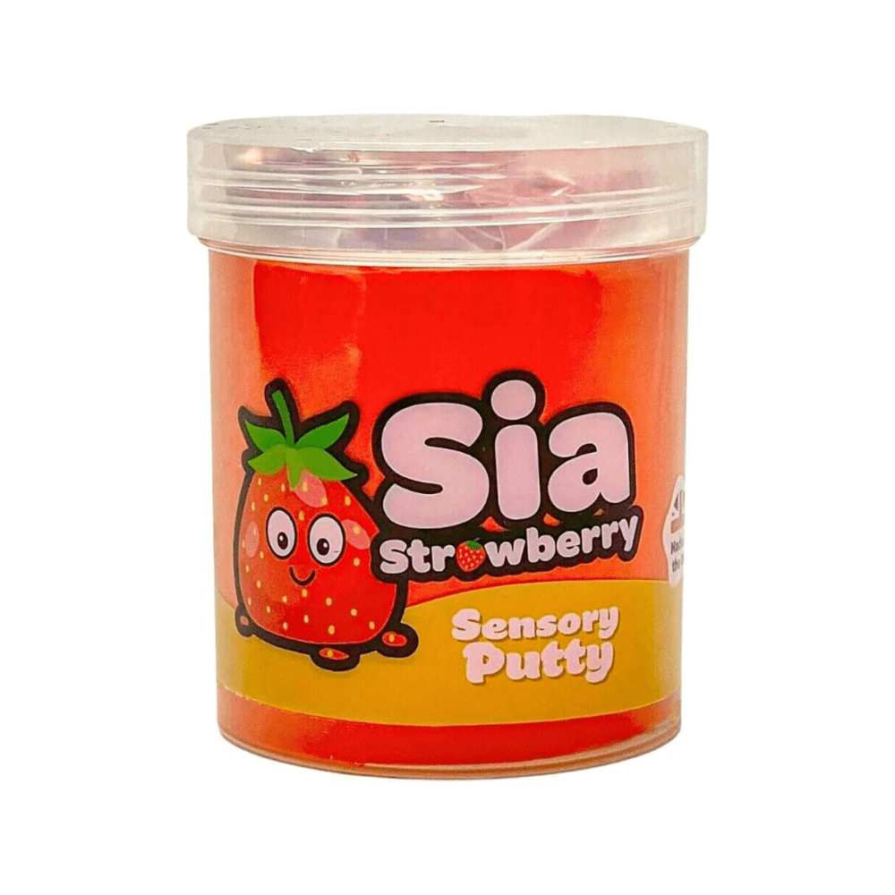 Sia Strawberry Sensory Putty - Slime Party - The Toy Store