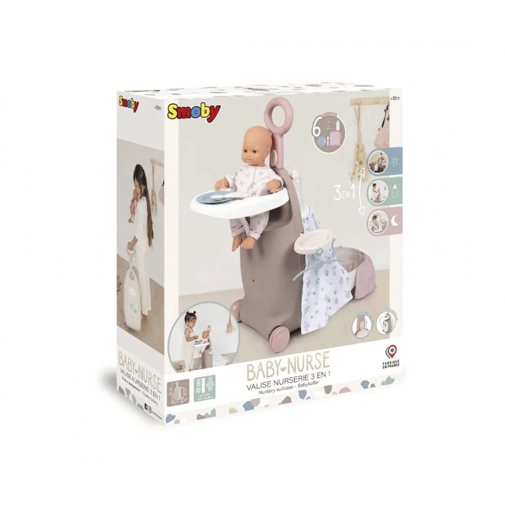 Baby Nurse Care Trolley 3 - in - 1 - Smoby - The Toy Store