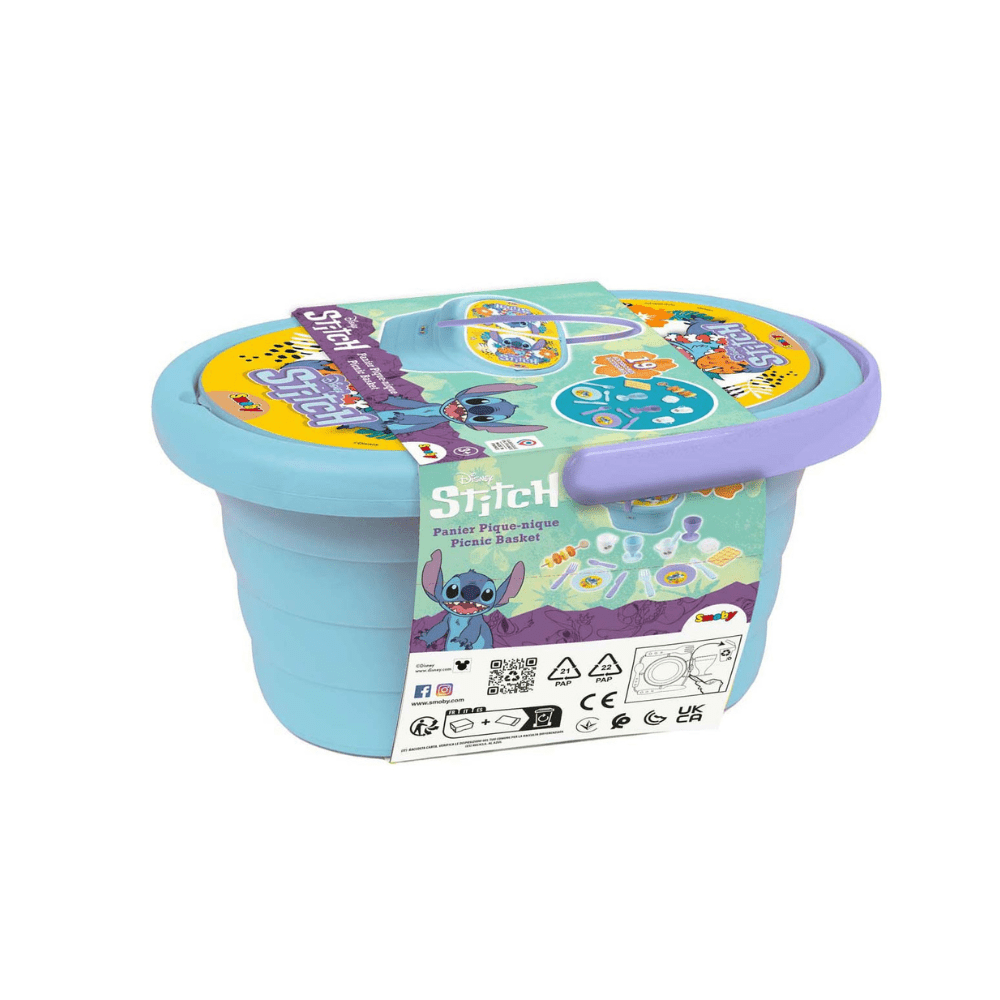 Stitch Picnic Basket with Accessories - Smoby - The Toy Store