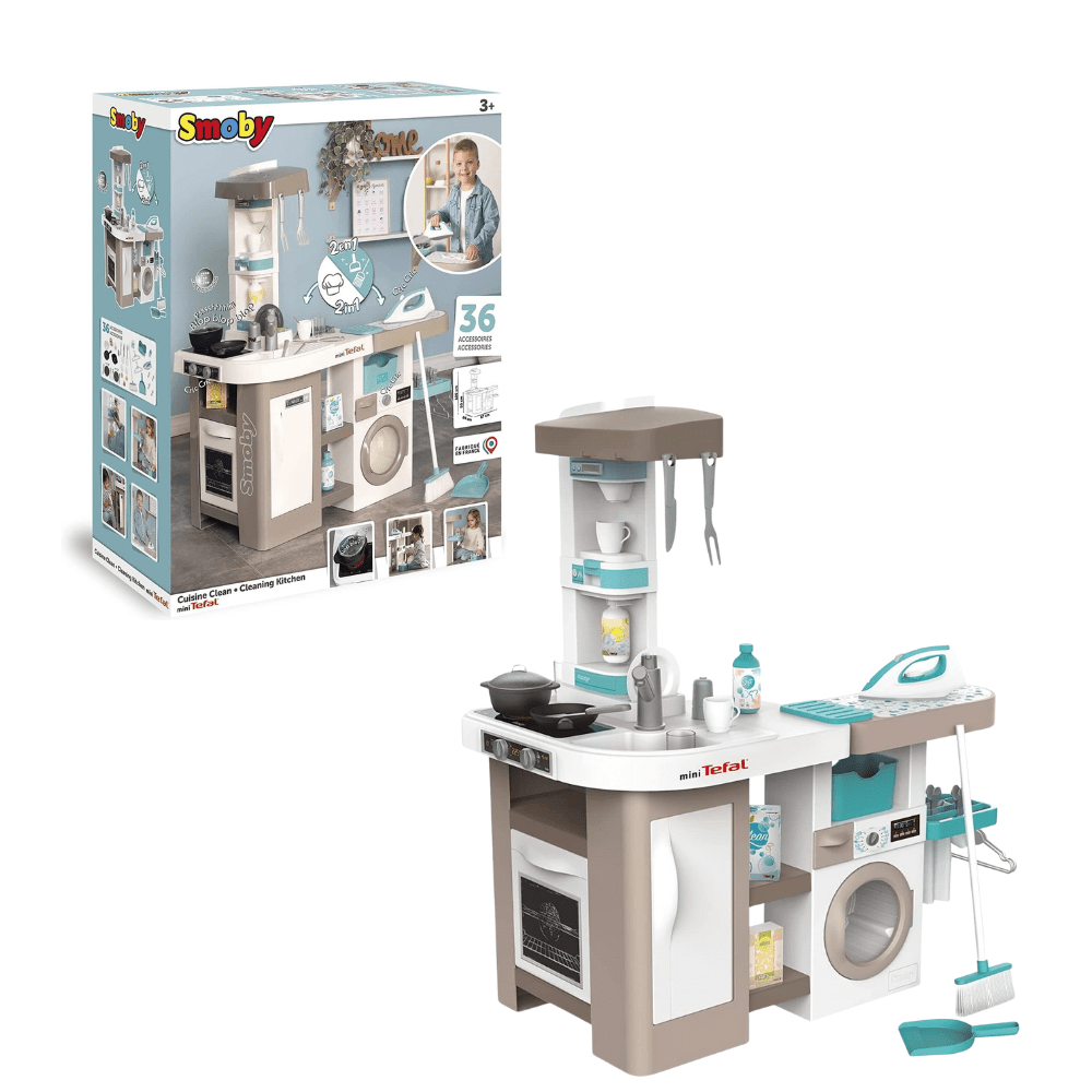 Tefal Kitchen With Household Station - Smoby - The Toy Store