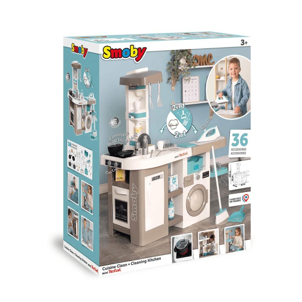 Tefal Kitchen With Household Station - Smoby - The Toy Store