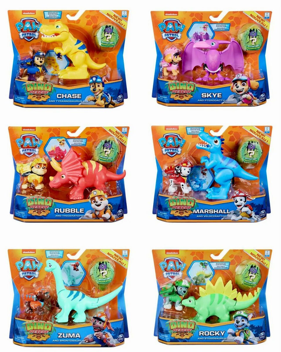 Dino Rescue Marshall and Dinosaur Action Figure Set - Spin Master - The Toy Store