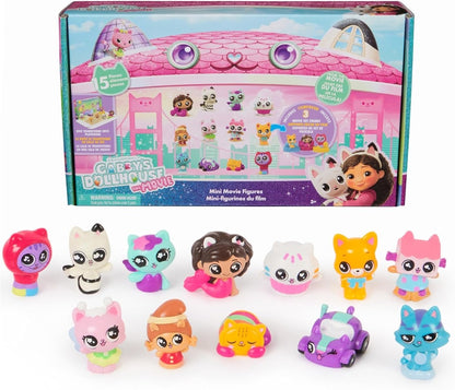 Mini Movie Figures set with assorted cute character toy figures