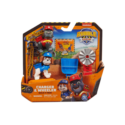 Rubble & Crew, Charger and Wheeler Action Figures Set - Spin Master - The Toy Store