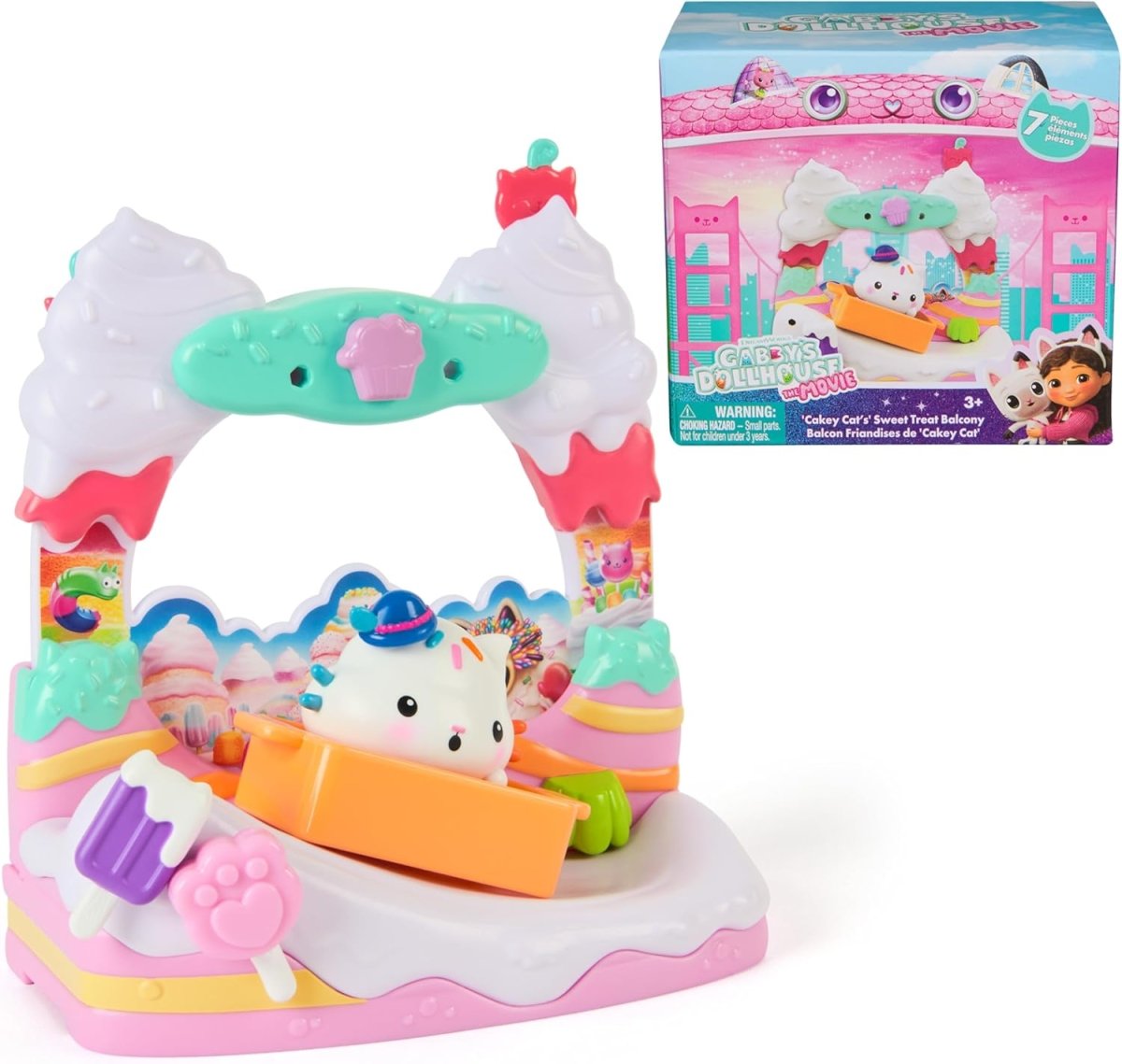 The Movie 2 Cakey Cat’s Sweet Treat Balcony - Spin Master - The Toy Store