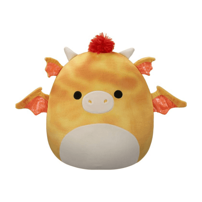 Large Plus Highly Collectable Super Soft Toy Color 16 Inch - Squishmallows - Dieric The Yellow Dragon - The Toy Store