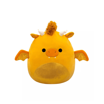 Large Plus Highly Collectable Super Soft Toy Color 16 Inch - Squishmallows - Mister The Gold Dragon - The Toy Store