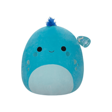 Large Plus Highly Collectable Super Soft Toy Color 16 Inch - Squishmallows - Djimon Cyan Blue Iguana - The Toy Store