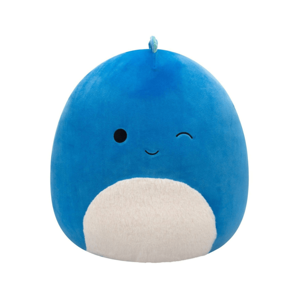 Large Plush 16" Softtoys - Squishmallows - brody dark blue dino - The Toy Store